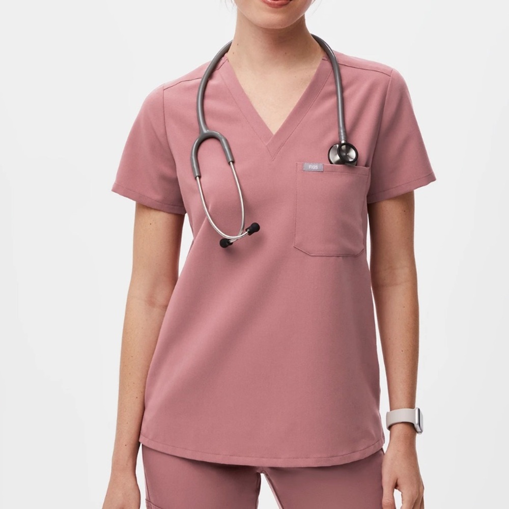 Figs Women’s Catarina One-Pocket Scrub Top // Size XL